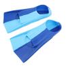 2PCS Blue Swimming Training Flippers Silicone Swim Training Fins  for Diving Breaststroke