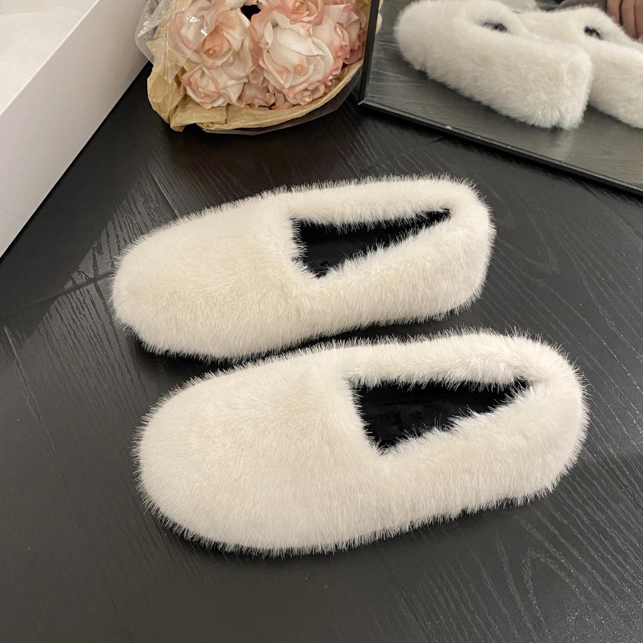 

Мода 2024 года, роскошные мокасины из овечьей шерсти, женские зимние хлопковые туфли, женские теплые плюшевые мокасины, удобные балетки из кудрявого овечьего меха, женские, большого размера 41 хаки