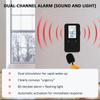 4-in-1 Natural Gas & Carbon Monoxide Detector with HD Display Screen Temperature Humidity Sensor Gas Leak Alarm Device For Home