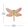 1Pcs Unisex Rhinestone Insects Office Party Brooch Pins Gifts Beautiful Dragonfly Brooches For Women