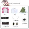 Kanroji Mitsuri Women's Cosplay Costume Set with Wig And Belt Anniversary Adult Anime Outfit for Halloween And Cosplay Events