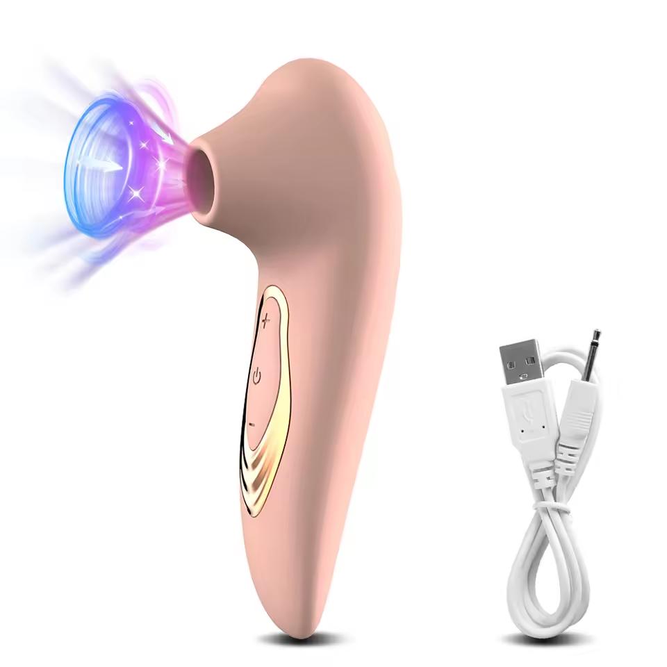 Rechargeable Powerful Oral Tongue Sucking Vibrator Women Vacuum Suction Clitoris Massager Blowjob Nipple Stimulator Adult Sex Toys Climax Masturbator