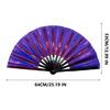 Raves Hand Fan Foldable Craft Holding Lasers Colors Hand Fan Festival Handheld Folding Fan For Dance Decoration Holiday Party