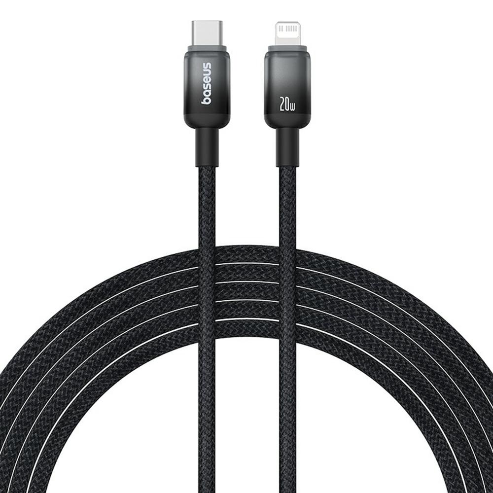 BASEUS Discolor Series 2m Fast Charging Cable Type-C To iP 20W Nylon Braided Data Cord