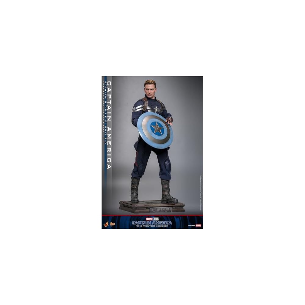Movie Masterpiece Captain America Winter Soldier 1/6 Scale Figure Stealth Suit Version