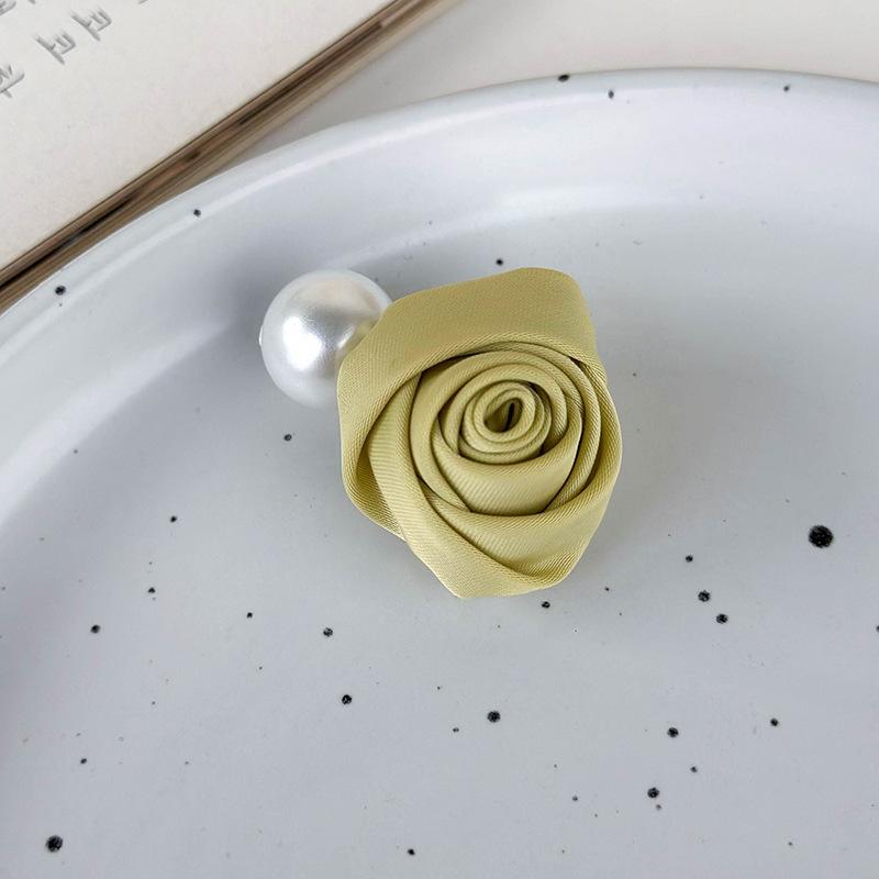 

Французький Ніжний темперамент Троянда Шпилька Жіноча квітка бічної чубчика Заколка для волосся Аксесуари для волосся зелений