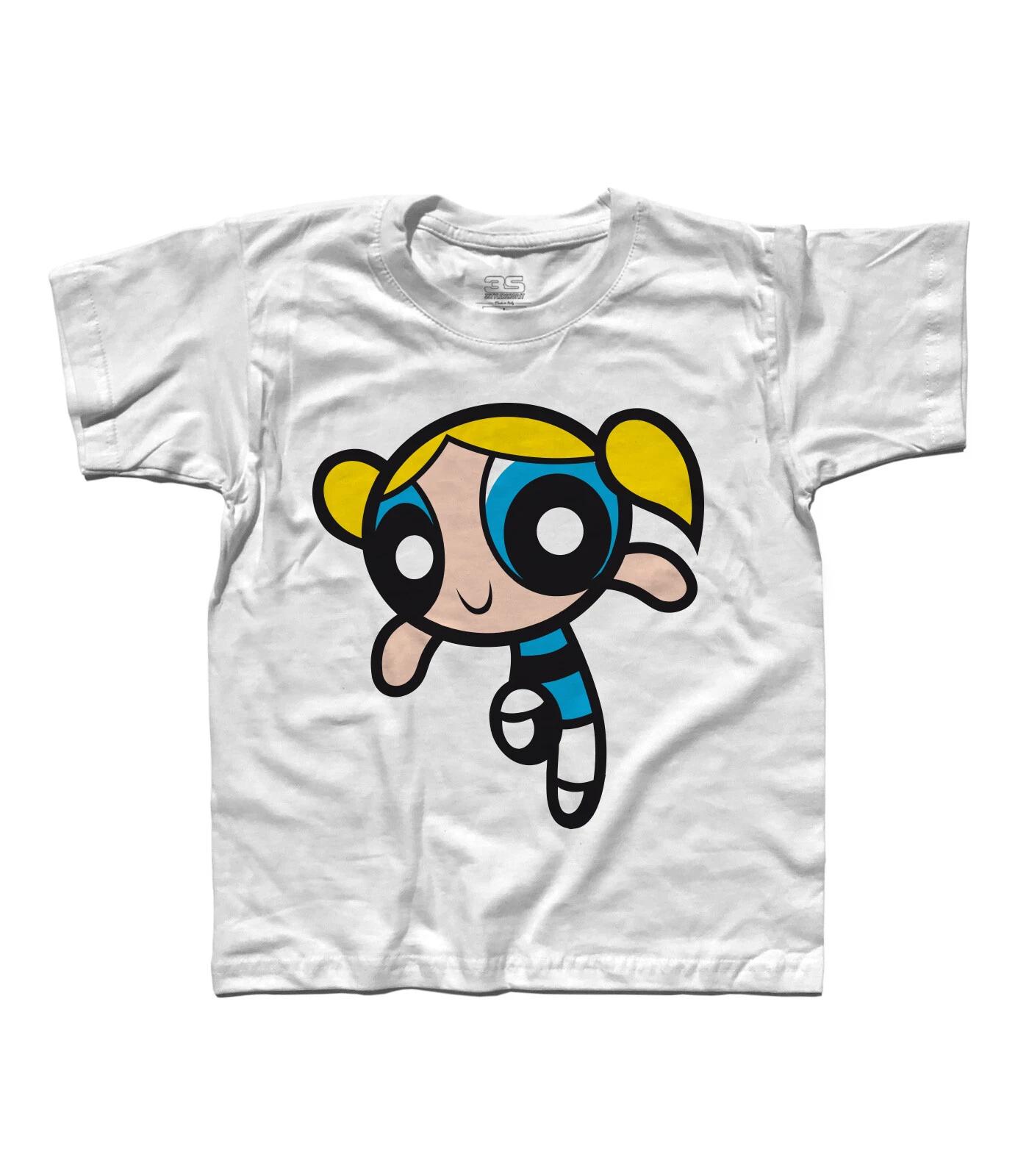 

Dolly Superchicche Bubbles The Powerpuff Girls Vintage Cartoon Kids T-Shirt- 100