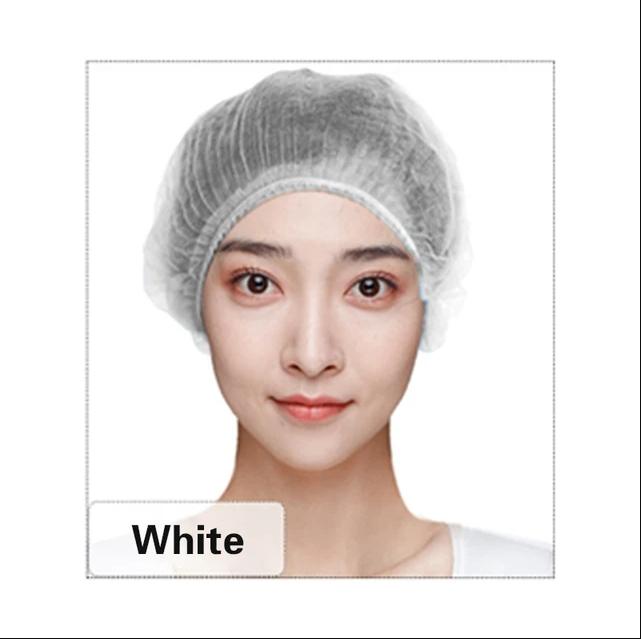 

100 шт одноразовые нетканые стерильные шапочки для наращивания ресниц макияж сетчатые шапочки для волос СПА парикмахерские принадлежности для ванной комнаты белый