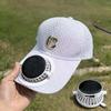 Portable Solar Powered Fan Baseball Cap Adjustable 300mA Rechargeable Fan Hat Long-lasting Versatile Cooling Mesh Peaked Cap