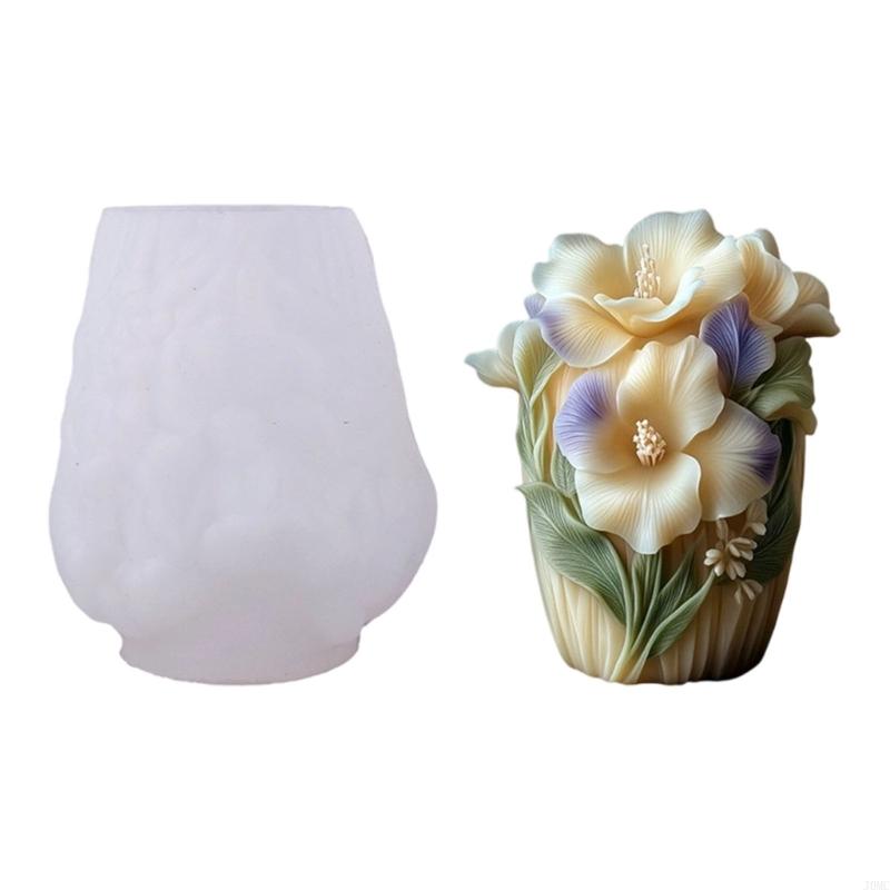 

Creative Flower Waxes Mold Silicone Craft Tool For New Starter Gift Making Home Decoration Party Projects J0MC