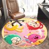 Pinkfong Wonderstar Stuhlmatte Runder Teppich Büroteppich, Rutschfest, Geeignet für Wohnzimmer, Schlafzimmer Dekor 1205517a