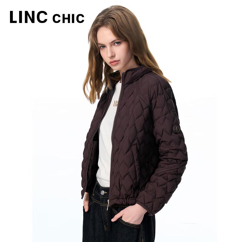 JINYUJIE Damen 2025 Herbst Leichte Kurze Jacke mit 90% Entendaunen