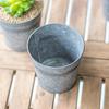 1PC Nordic Retro Tin Metal Succulent Flower Pot Flower Bucket Iron Barrel Dried Flowers Fresh Pastoral Make Old Tin Flower