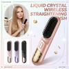 Brush Pro, Numoya Taşınabilir Düzleştirici Fırça - GoBrush Pro, USB Şarj Edilebilir ve 4 Sıcaklık Ayarlı, Kadınlar Tüm Saç Tipleri İçin