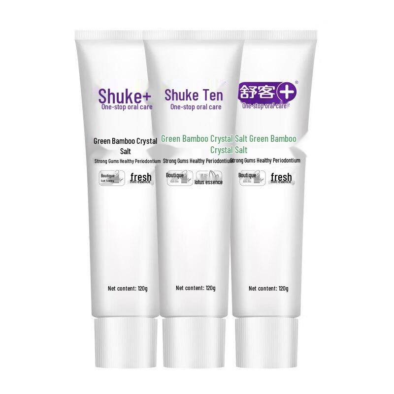 Shuke Bamboo Mint Fluoride-Free Toothpaste 3-Pack