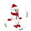 Christmas Snowman Miniature Statue 3D Printed Figurine With Movable Joints Micro Landscapes Ornament Articulated Kids Gift