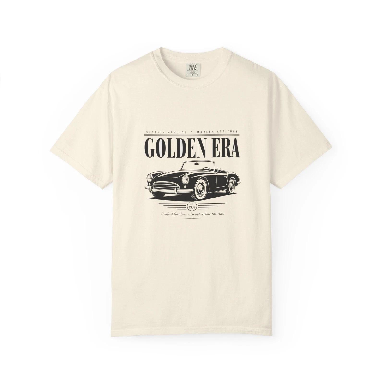 

Golden Era Vintage Roadster T-T-Shirt Classic Car Graphic Tee 4XL