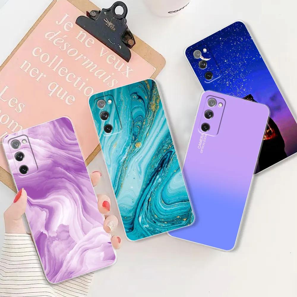 For Samsung S20 FE Case Galaxy S20 FE Wishing Bottle Transparent Cases For Samsung GalaxyS20 FE S20fe 6.5''Cover Silicone Bumper