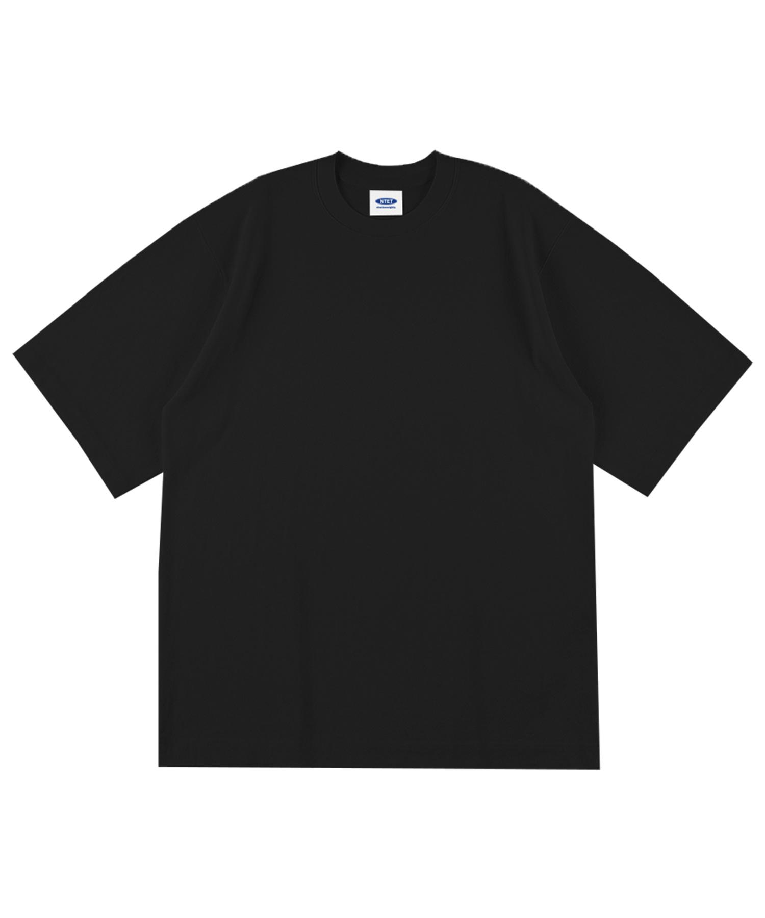 Entity Plain Oversized Short Sleeve T-Shirt Black Black/L