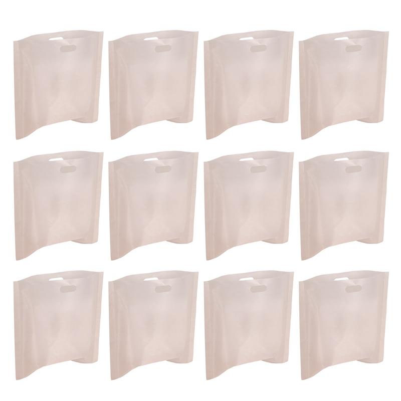 *A91P 12Pcs Reusable Toaster Bag Non-Stick Bread Baking Bag Sandwich Bags Toast Microwave Heating Pastry Tools 17X19cm