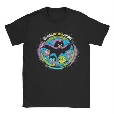 Teen Titans Go Raven Azarath Metrion Zinthos T-Shirt Moda Magliette in Puro Cotone Girocollo Manica Corta Abbigliamento