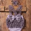 Photoshooting Props for Baby Shower Gift Newborn Costume Flower Headband Bowknot Lace Romper Dress Photography Clothing