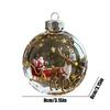 Christmas Ball Ornaments Clear Seasonal Pendants Christmas Tree Decoration For Dinner School Restaurant Shopping Mall Wedding