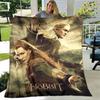 L-Lord of the Rings Printed blanket Flannel Warm Blanket Soft Comfortable Blanket Home Travel Blanket bed linings Birthday Gift