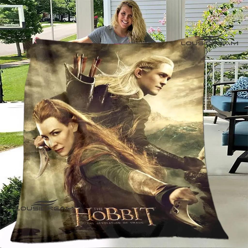 L-Lord of the Rings Printed blanket Flannel Warm Blanket Soft Comfortable Blanket Home Travel Blanket bed linings Birthday Gift