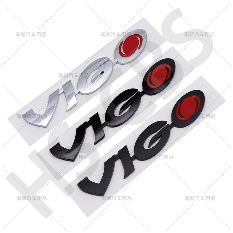 1Pc 3D ABS VIGO Emblem Rear Trunk Logo Car Letter Sticker HILUX Tailgate Trunk Decal Badge Auto Body Decorative Accessories