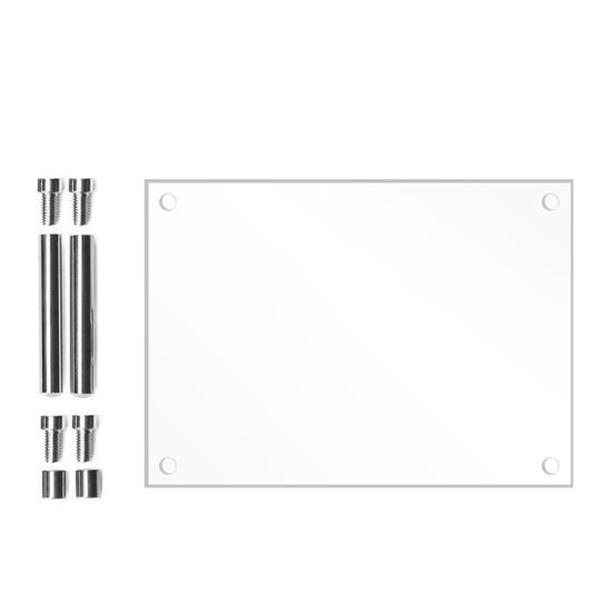 

1 Set Photo Frame Good Supporting Sturdy Structure Unframed Clear View Strong Decoration Picture Frame Photo Studio Supply 6inch