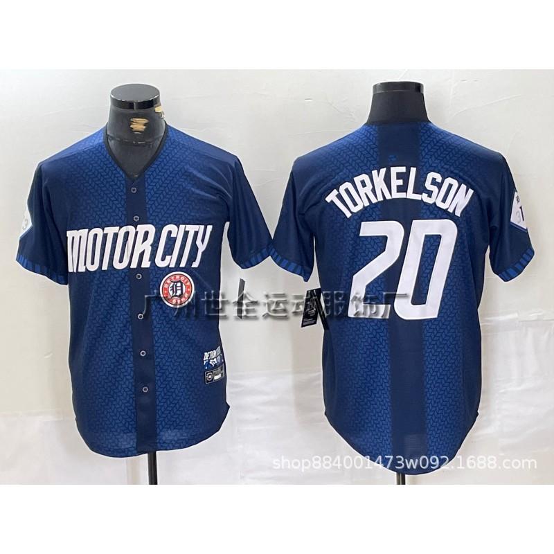 Unisex MLB-Style Baseball Jersey With Embroidered Striped Design Men Women Sportswear