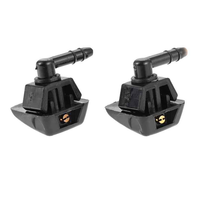 2Pcs Front Windscreen Nozzle Washer Jets 735277664 6438J0 Car Front Windscreen Washer Nozzle For Nemo Bipper Fiat Qubo Fiorino