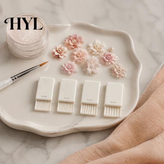 DIY Earring Making Kit 4Pcs/Set Clay Gel Ball Maker Tools, Polymer Roller, 2mm 3mm 4mm 5mm Crafting Accessories for Beads Sphere Shaper, Nail Art Bead