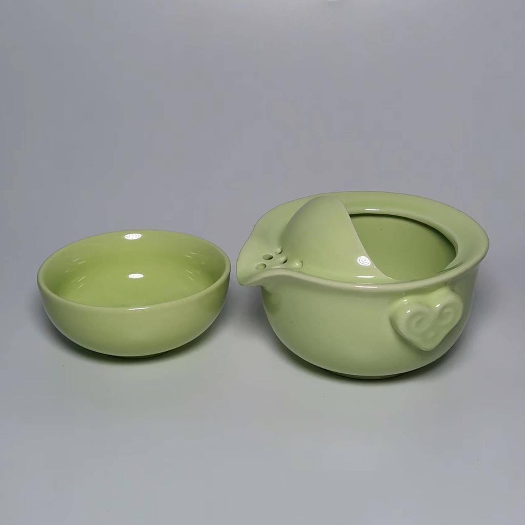 Hurtowy porcelanowy zestaw do herbaty 1 dzbanek 1 filiżanka, wysokiej jakości piękny i elegancki czajniczek Gaiwan i filiżanki łatwo podróżny czajnik