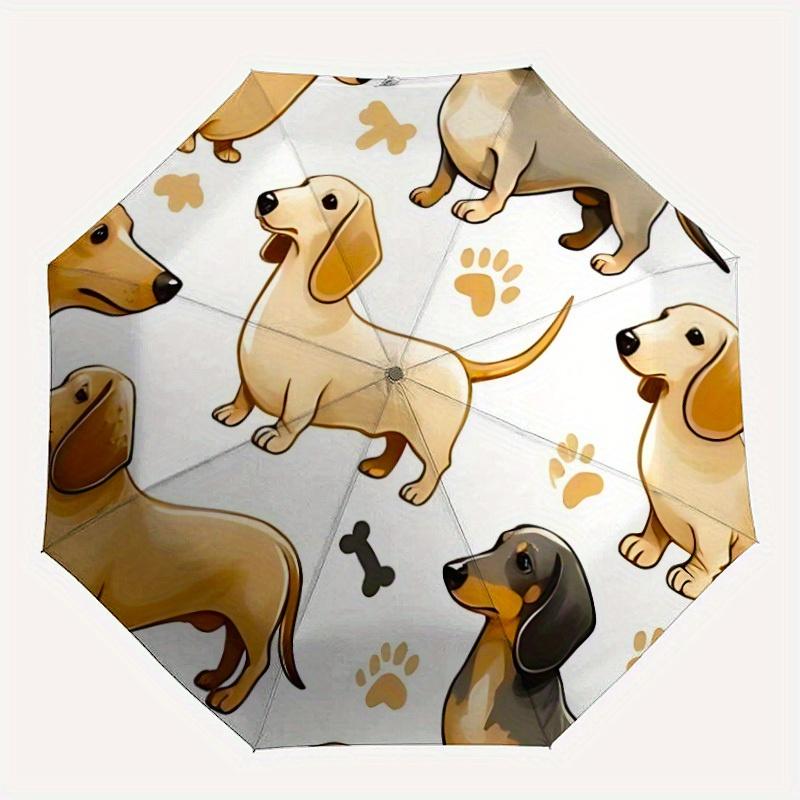 

1pc Dachshund Automatic Open/close, All-Season Portable Folding Umbrella for Friends, Travel, Everyday, Events yy250812167