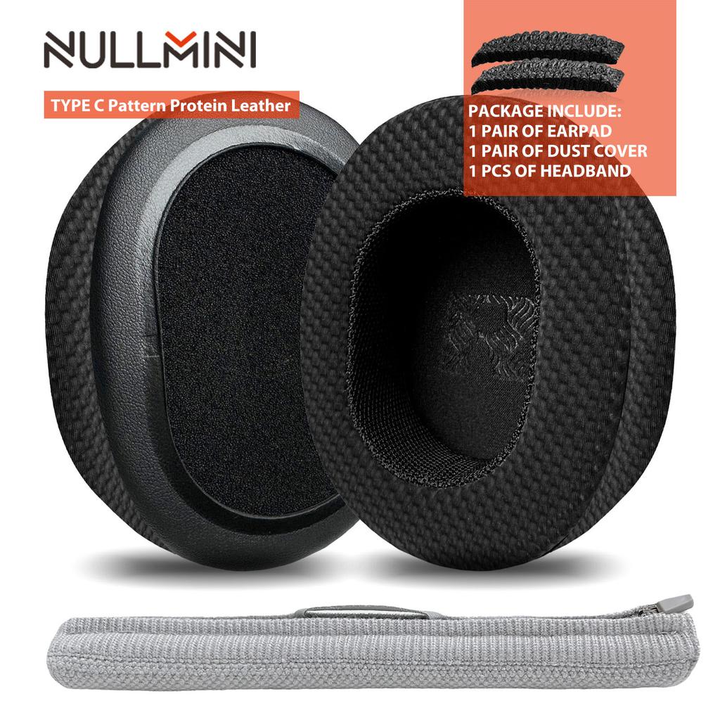 Nullmini Earpads Suitable for COWIN SE7 SE7-PRO Headphones Replacement Cushion Sleeve Earmuffs Headband