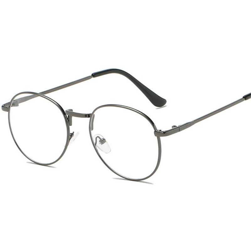 

Vintage Oval Myopia Glasses Finished For Ladies For Gents Alloy Silver / Black / Gold Prescription Eyeglasses Diopter -1 . 0 -1 . 5 -2 . 0 To -6 . 0 Myopia -3.5