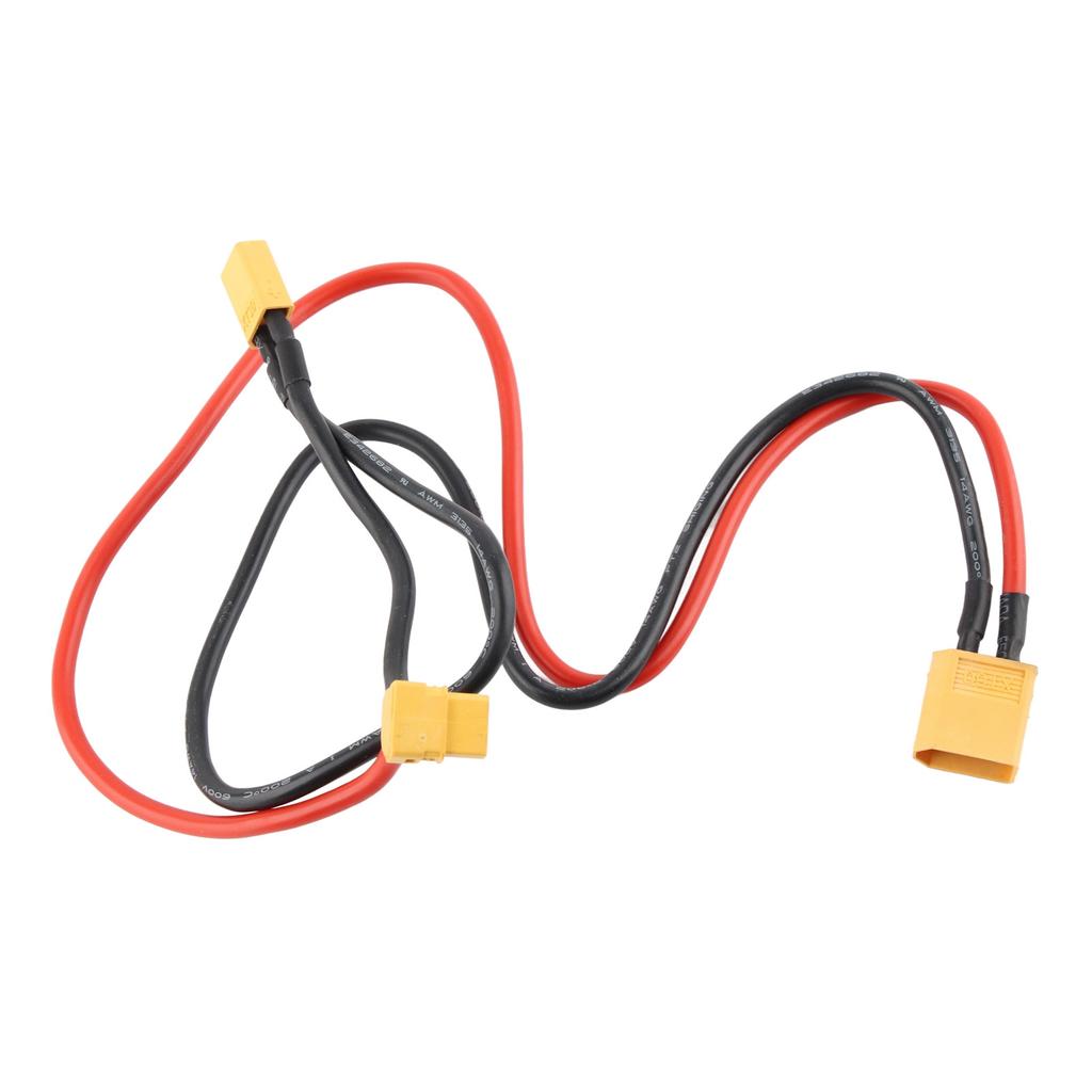 AWM14 Silicone Fireproof Power Adapter Cable XT60 Female To XT30 Elbow 90 Degrees Power Connector