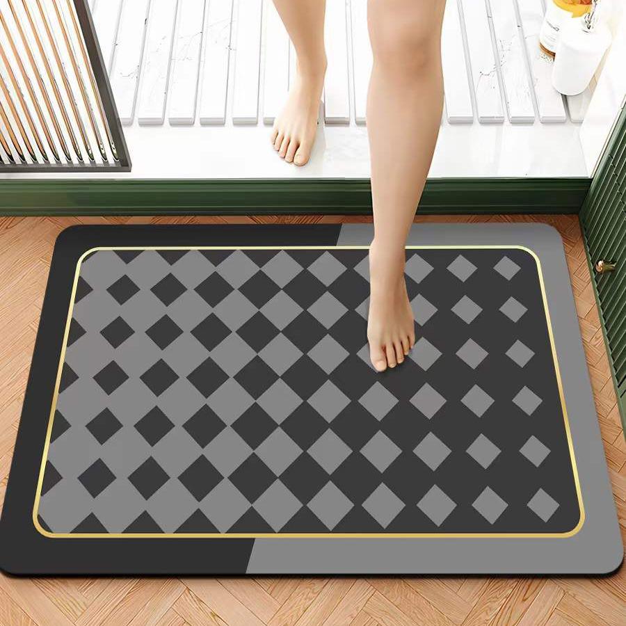 Bathroom Absorbent Floor Mat Bathroom Door Mat Minimalist Home Door Mat