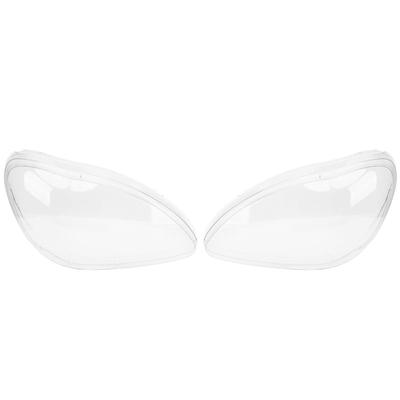 1Pair Headlamp Lens Cover Transparent Left Right Front Headlight Lens Cover Replacement for Benz