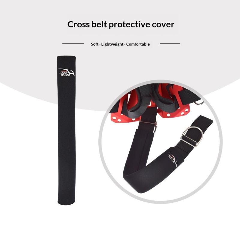 Scubas Diving Crotch Strap Cover Webbing Soft Pad Sleeve For Bcd Drysuit Harness Crotch Strap Cover 5Mm Webbing Soft Pad Sleeve