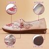 Shoes women's shoes new summer retro casual shoes linen embroidered cloth shoes shallow pedal shoes