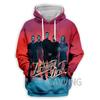 3D-tryck Parkway Drive Rock Hoodies Harajuku Hoodie Sweatshirts Toppar Kläder för Kvinnor/Män