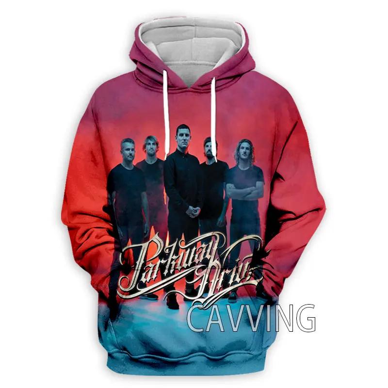 3D-tryck Parkway Drive Rock Hoodies Harajuku Hoodie Sweatshirts Toppar Kläder för Kvinnor/Män