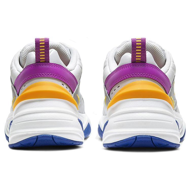 Nike Womens M2K Tekno 'Grey Photon Dust' (women's Sizes) Light Smoke Grey / Vivid Purple / Laser Orange / Photon Dust Chunky Sneakers AO3108 018