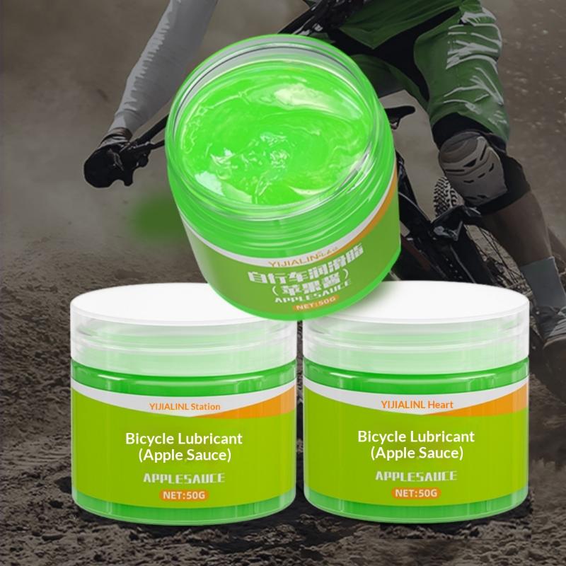 1/3/5Pcs Oil Lubricant Lube Lipid Elements For Shimano Sram 50G Bicycle Grease Green Applesause Bearing Grease Hub Bb Lubricants