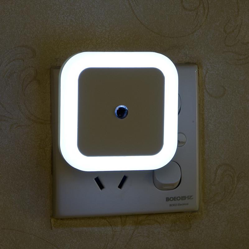 1/2PCS Veilleuse sans fil LED à détecteur de mouvement Lampe de nuit Chambre d'enfant Table de chevet Éclairage de placard Lampes à prise UE/US