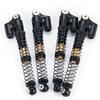 YEAHRUN 4PCS 53mm Shock Absorber Aluminum Threaded Tele Damper Upgrades for 1/24 RC Car Axial SCX24 JLU Gladiator Micro Crawler