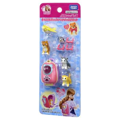 Licca-chan Dog Backpack & Full Set of Pets